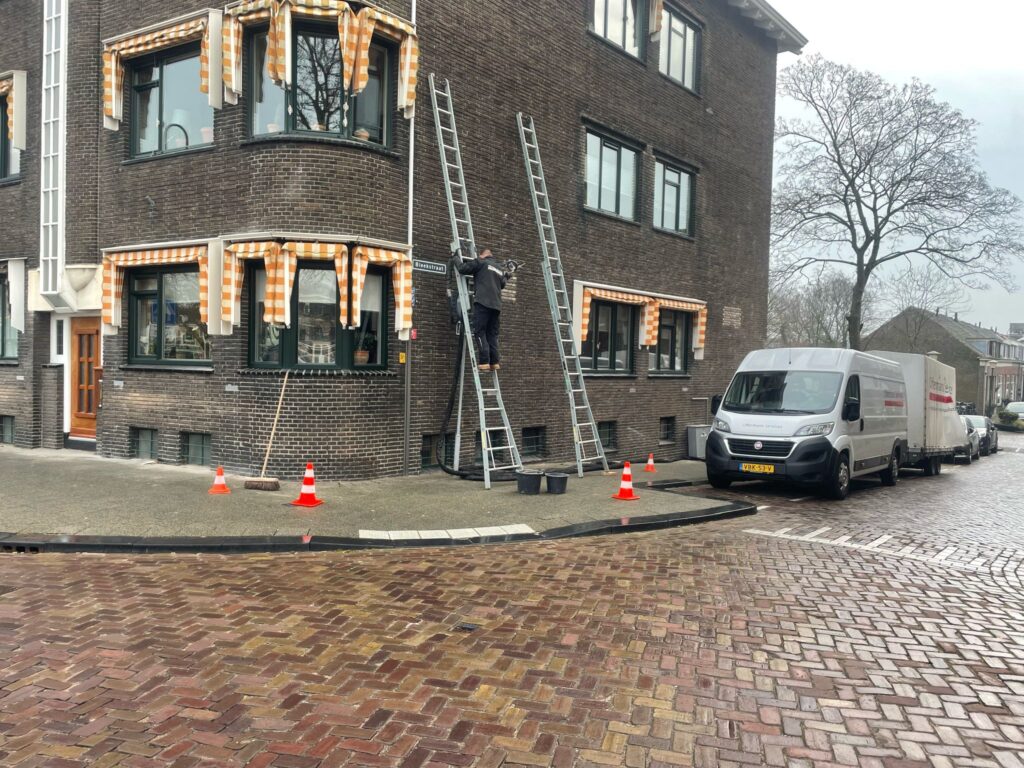 spouwmuurisolatie toegepast bij woningrenovatie